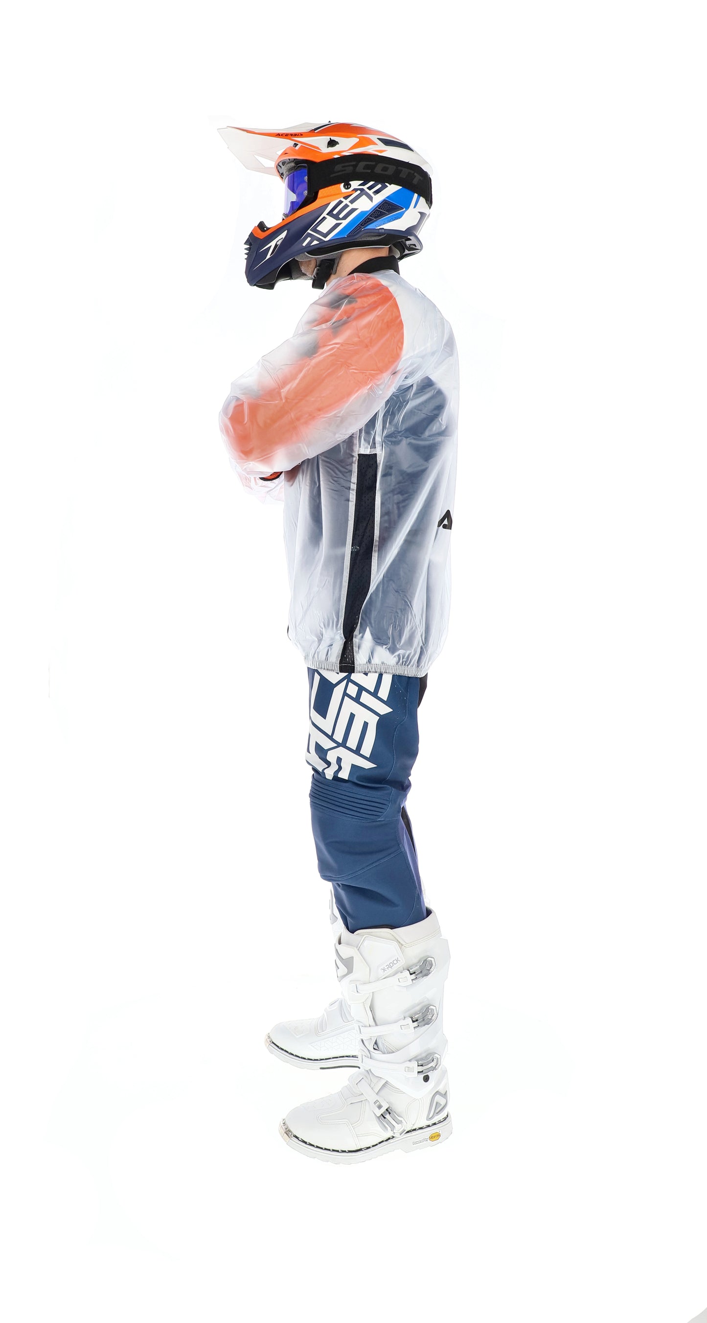 ACERBIS CASACO DE CHUVA TRANSPARENTE PRO 3.0