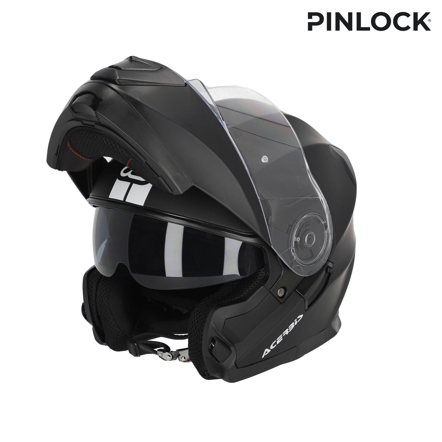 CAPACETE MODULAR SEREL PRETO ACERBIS