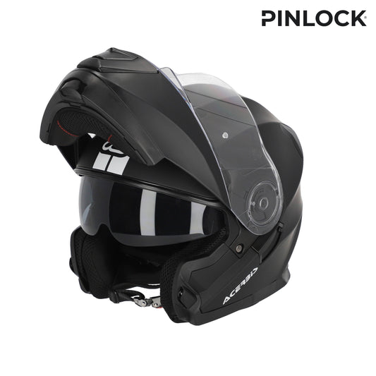 CAPACETE MODULAR SEREL PRETO ACERBIS