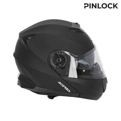 CAPACETE MODULAR SEREL PRETO ACERBIS