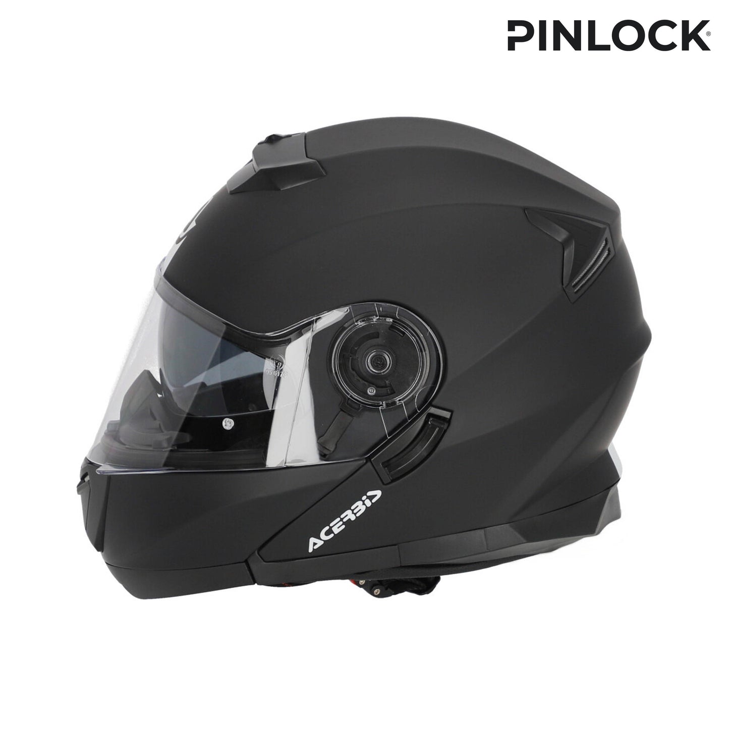 CAPACETE MODULAR SEREL PRETO ACERBIS