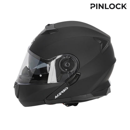 CAPACETE MODULAR SEREL PRETO ACERBIS