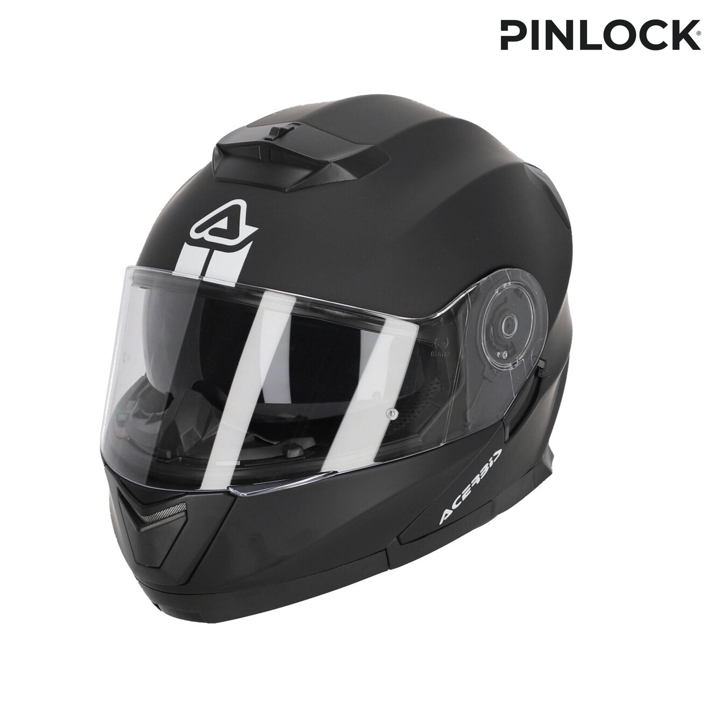 CAPACETE MODULAR SEREL PRETO ACERBIS