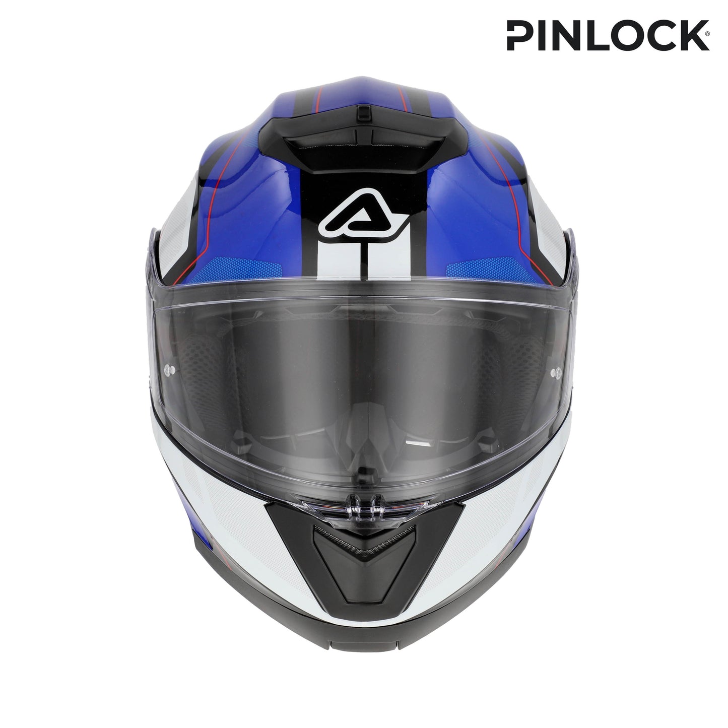 CAPACETE SEREL AZUL/BRANCO ACERBIS
