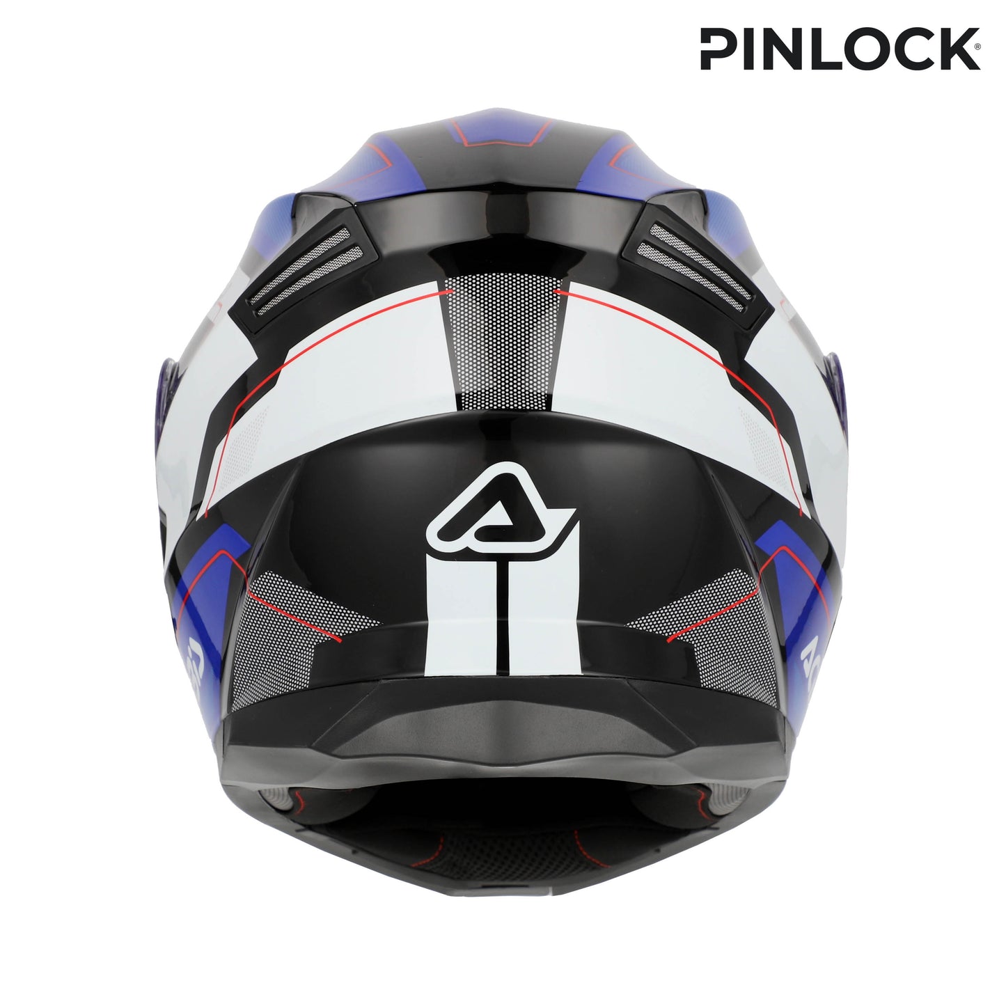 CAPACETE SEREL AZUL/BRANCO ACERBIS