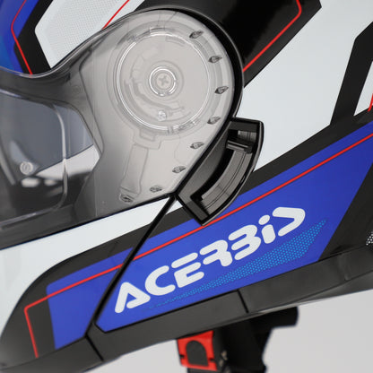 CAPACETE SEREL AZUL/BRANCO ACERBIS