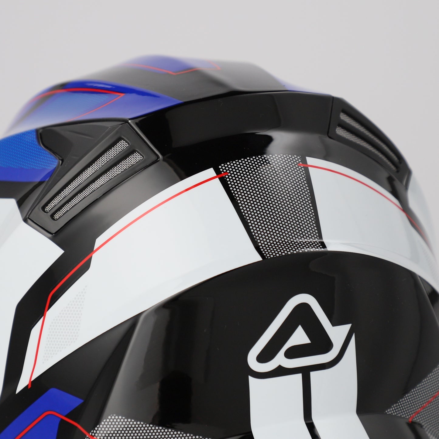 CAPACETE SEREL AZUL/BRANCO ACERBIS