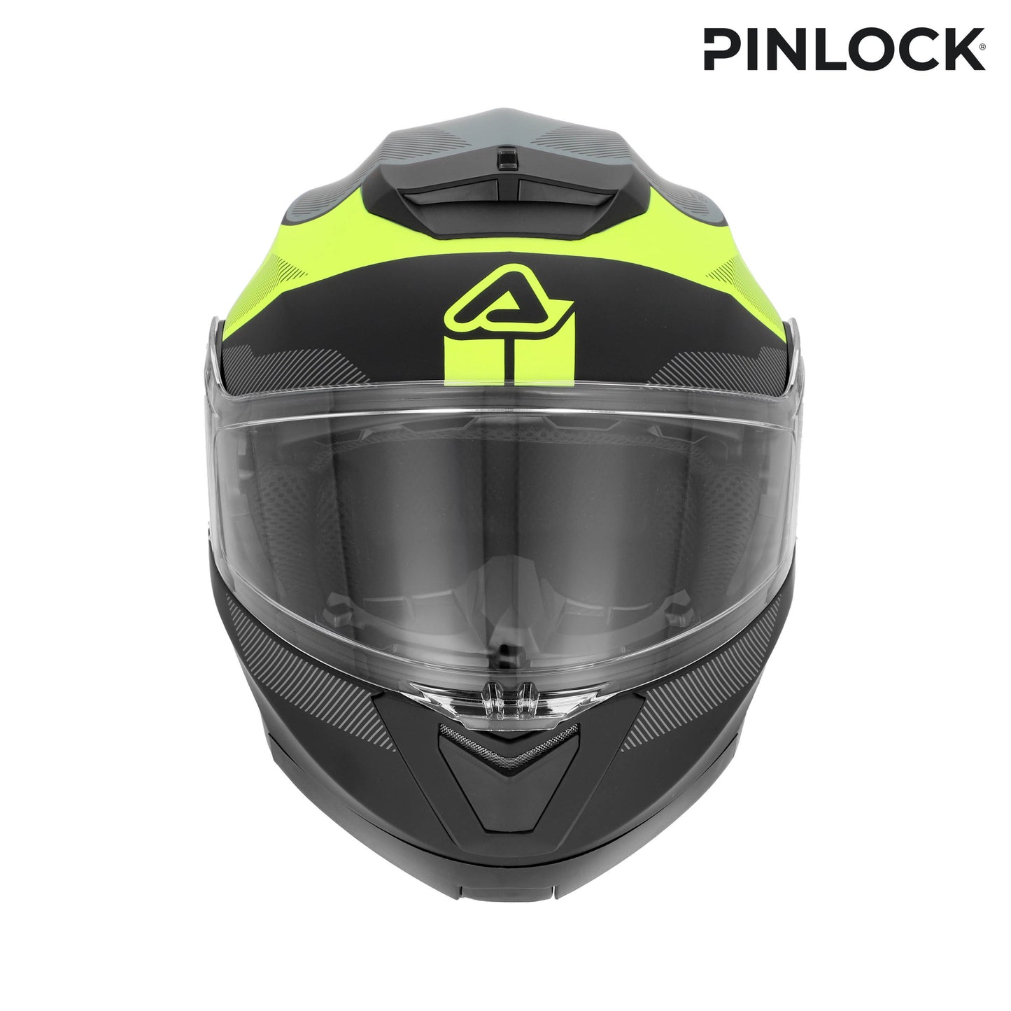 CAPACETE SEREL PRETO/AMARELO ACERBIS