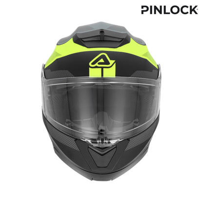 CAPACETE SEREL PRETO/AMARELO ACERBIS