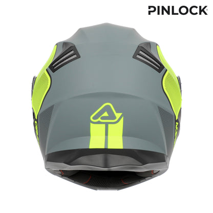 CAPACETE SEREL PRETO/AMARELO ACERBIS