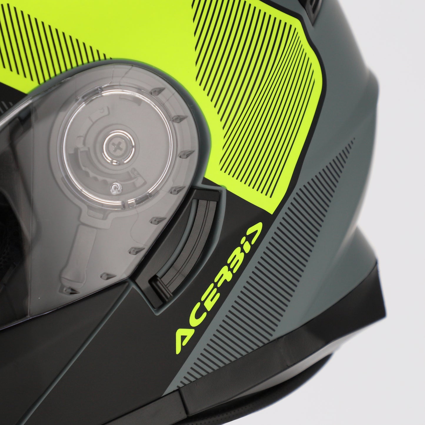 CAPACETE SEREL PRETO/AMARELO ACERBIS