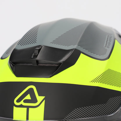 CAPACETE SEREL PRETO/AMARELO ACERBIS