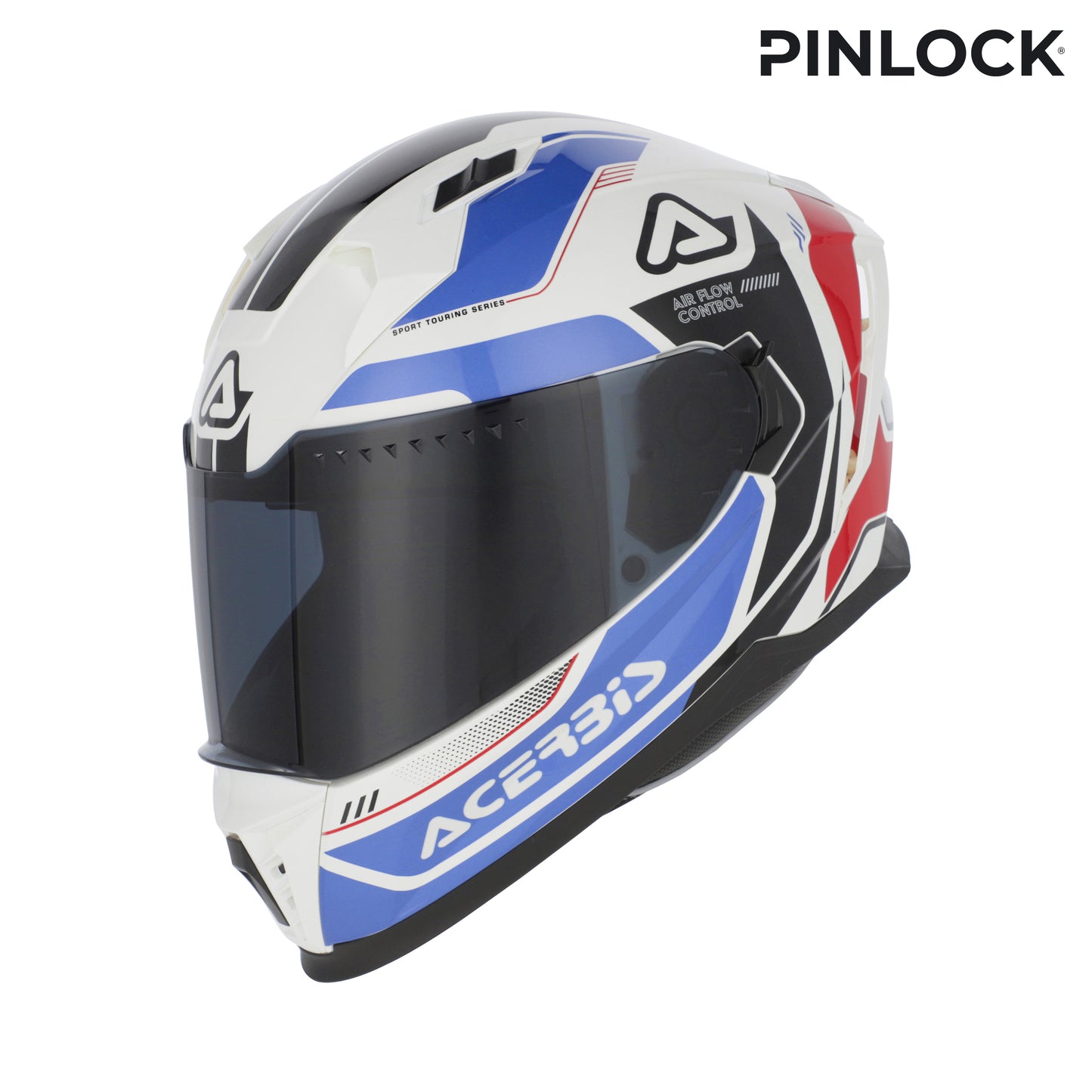 CAPACETE X-WAY GRAPHIC BRANCO/AZUL ACERBIS