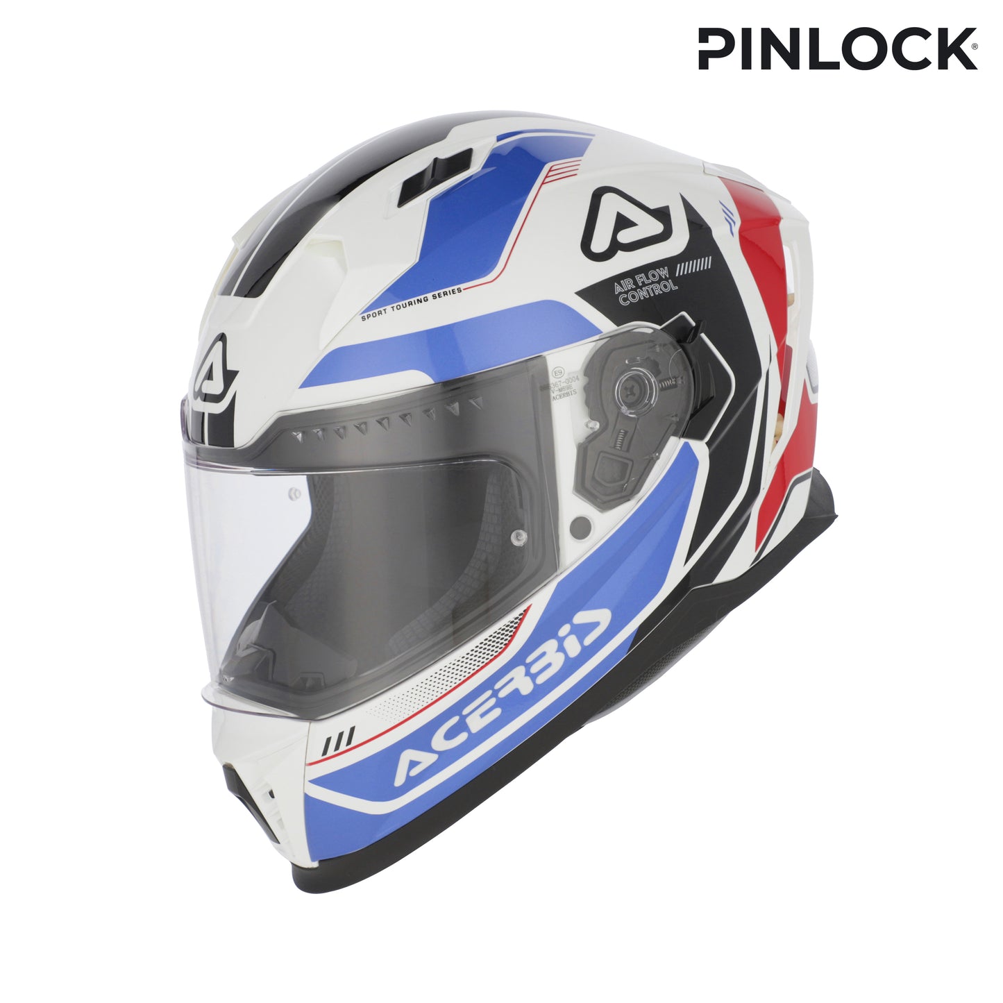 CAPACETE X-WAY GRAPHIC BRANCO/AZUL ACERBIS