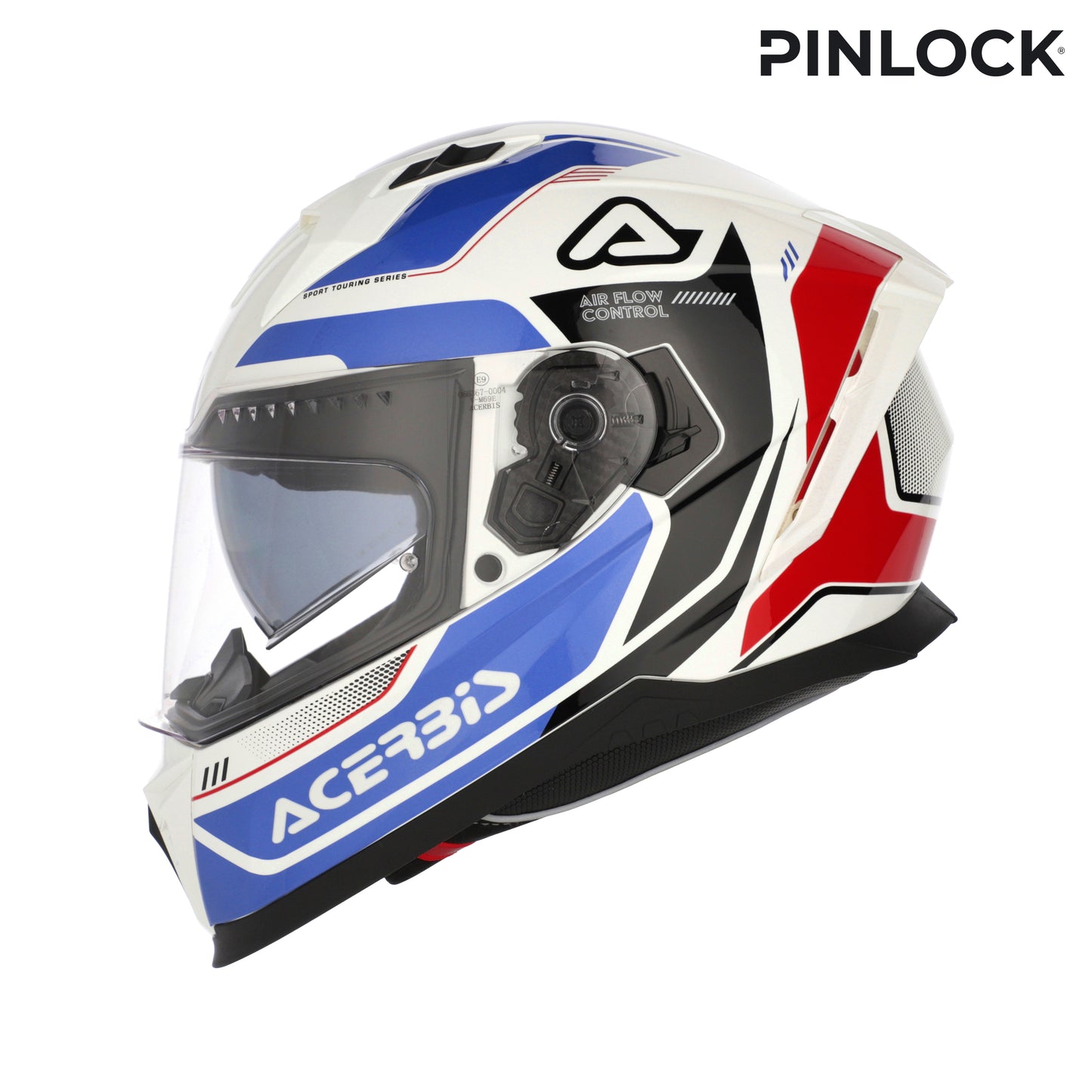 CAPACETE X-WAY GRAPHIC BRANCO/AZUL ACERBIS