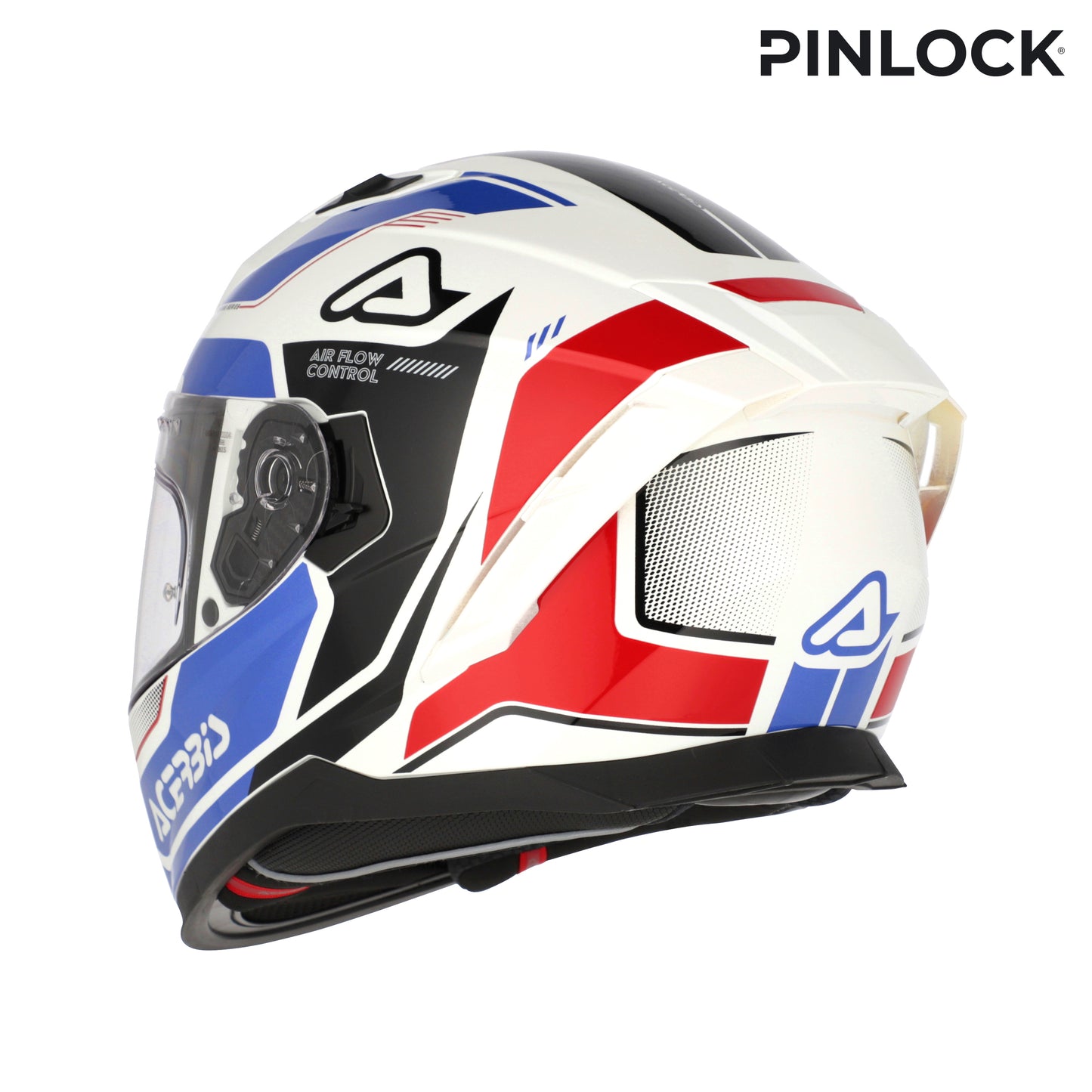 CAPACETE X-WAY GRAPHIC BRANCO/AZUL ACERBIS