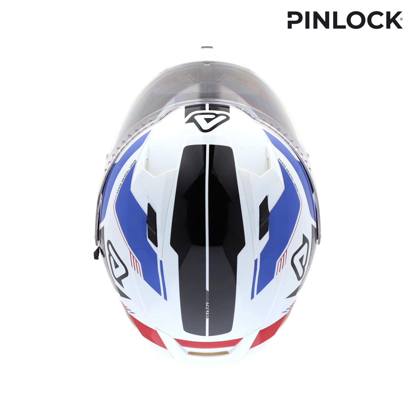 CAPACETE X-WAY GRAPHIC BRANCO/AZUL ACERBIS