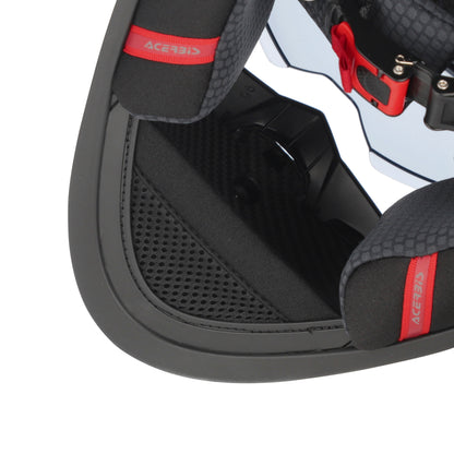 CAPACETE X-WAY GRAPHIC BRANCO/AZUL ACERBIS