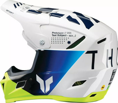 THOR CAPACETE REFLEX SPORT STRIKE BRANCO/AZUL