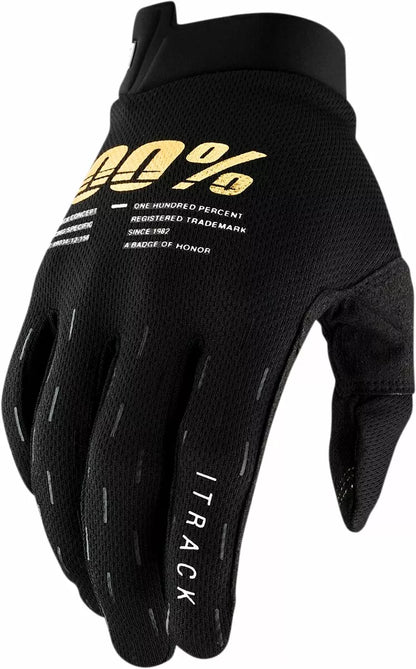 100% LUVAS iTRACK PRETO