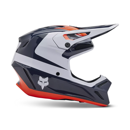 FOX CAPACETE V3 DIVIDER AZUL MEIA-NOITE