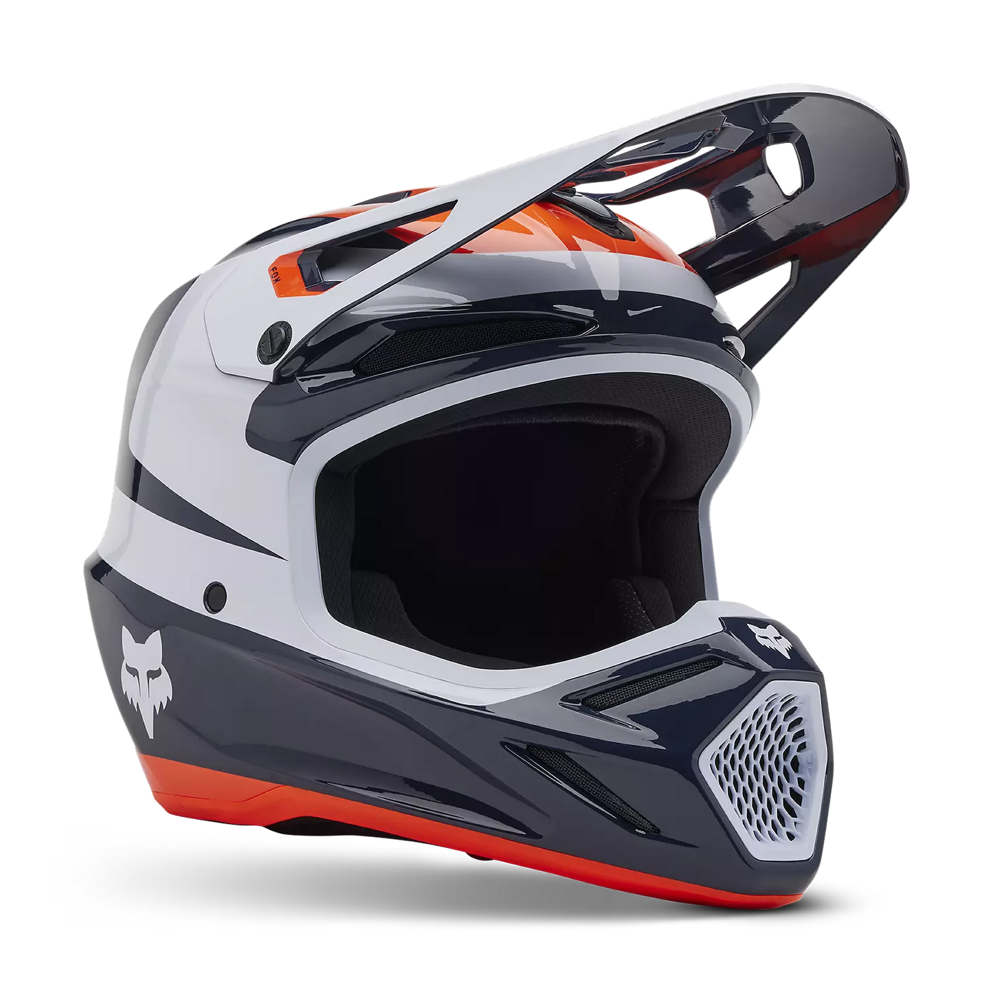 FOX CAPACETE V3 DIVIDER AZUL MEIA-NOITE