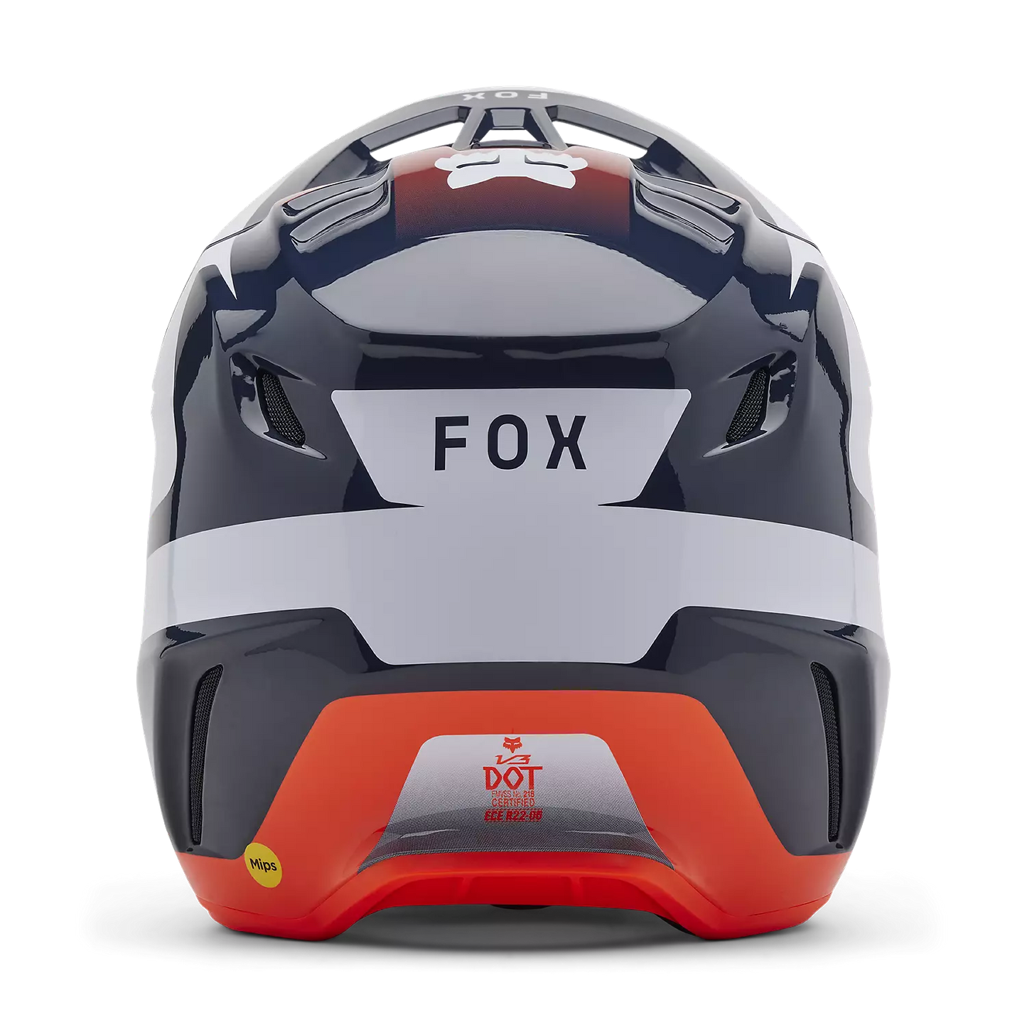 FOX CAPACETE V3 DIVIDER AZUL MEIA-NOITE