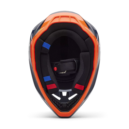 FOX CAPACETE V3 DIVIDER AZUL MEIA-NOITE