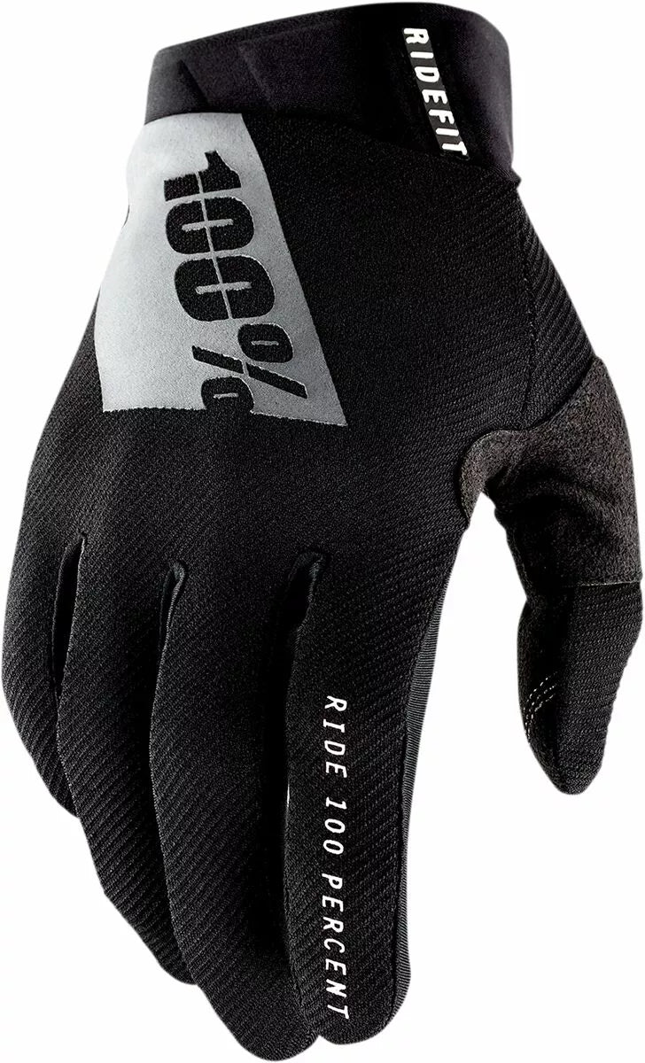 100% LUVAS RIDEFIT PRETO