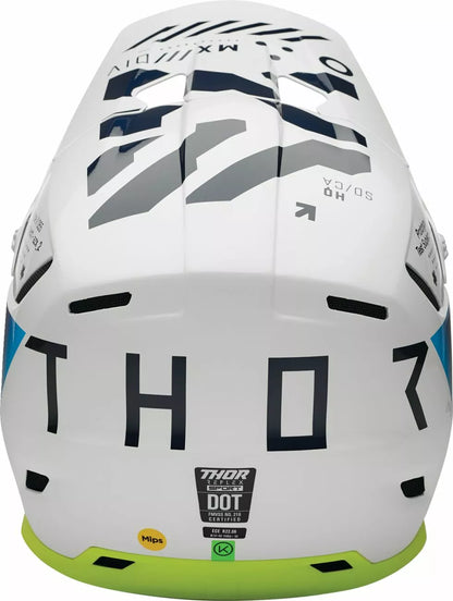 THOR CAPACETE REFLEX SPORT STRIKE BRANCO/AZUL
