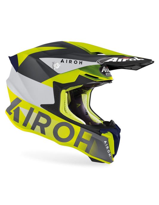 AIROH CAPACETE TWIST 2.0 LIFT YELLOW/BLUE MATT