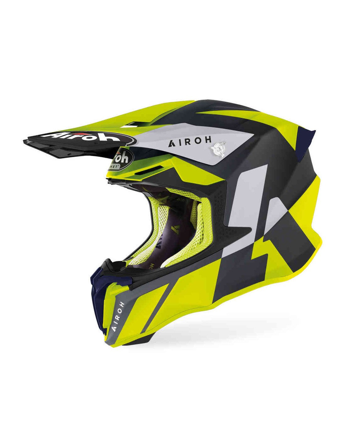 AIROH CAPACETE TWIST 2.0 LIFT YELLOW/BLUE MATT